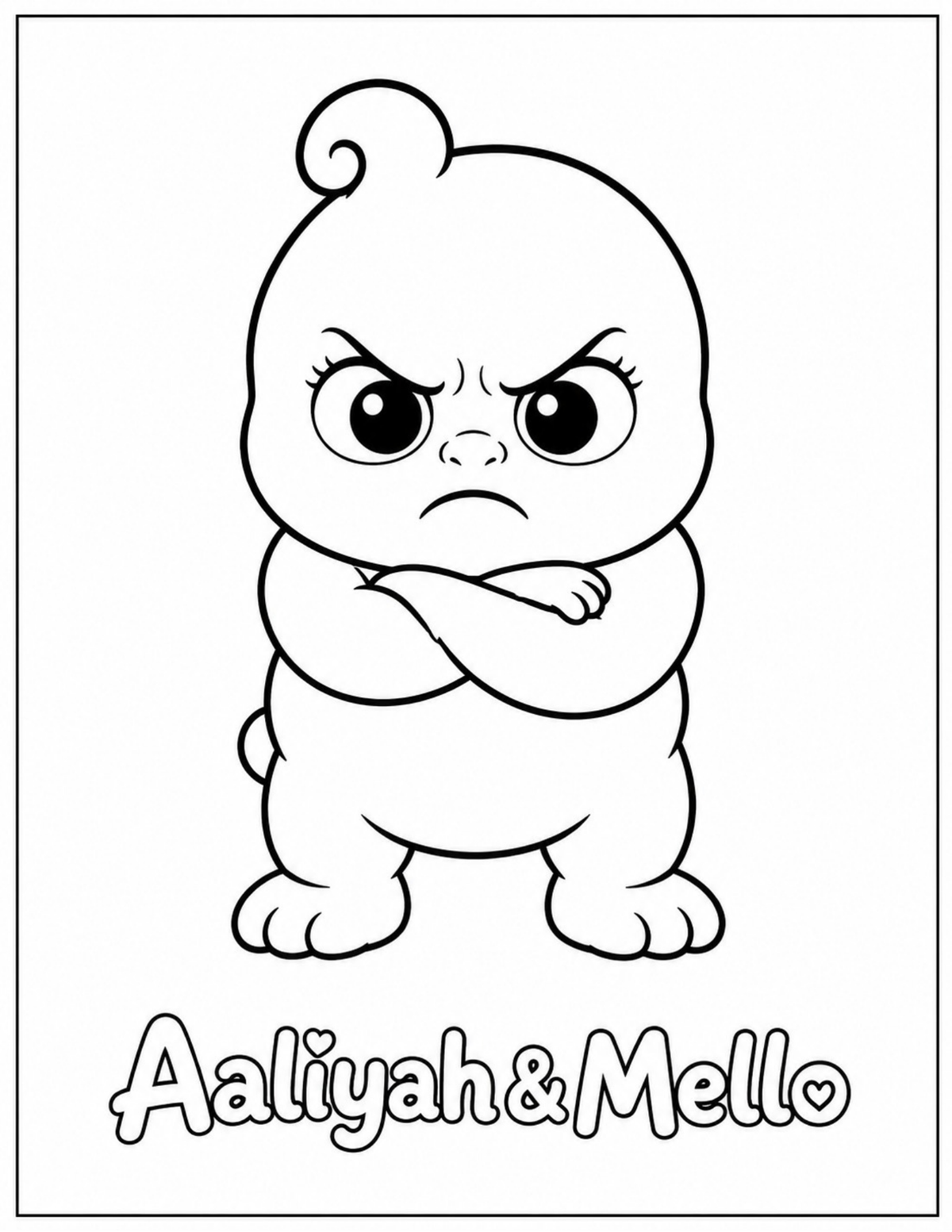 Mello's Big Feelings Coloring Sheet | FREE Printable